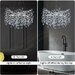 Candelabru Miracle Drop Dining Silver 1200x450, 13 surse de iluminare